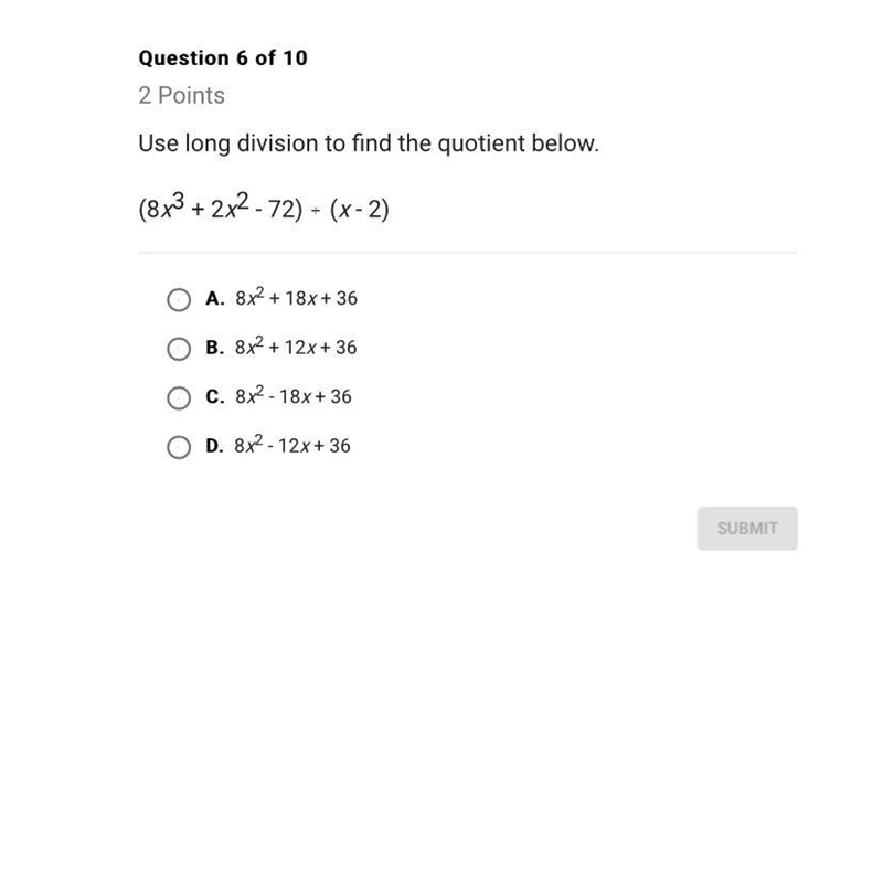 PLEASE HELP ME use long division to find the quotient-example-1