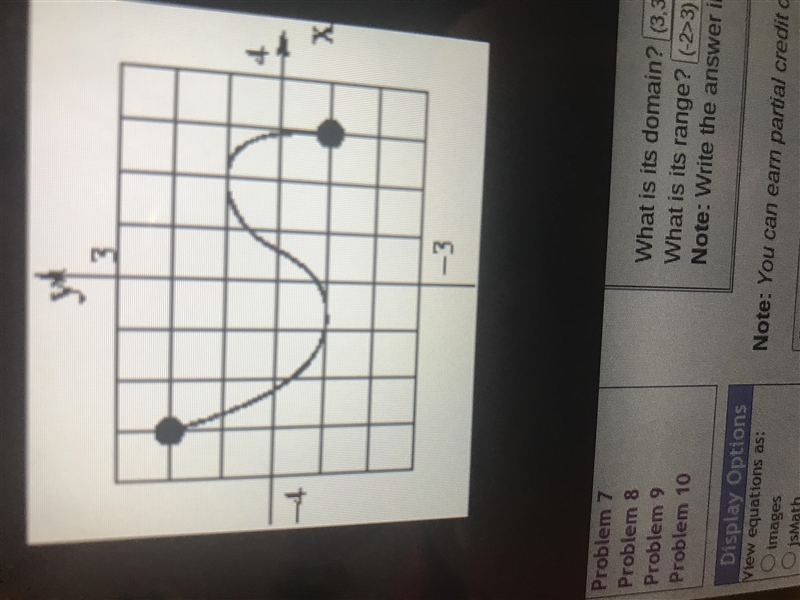 What is the domain and range ?-example-1