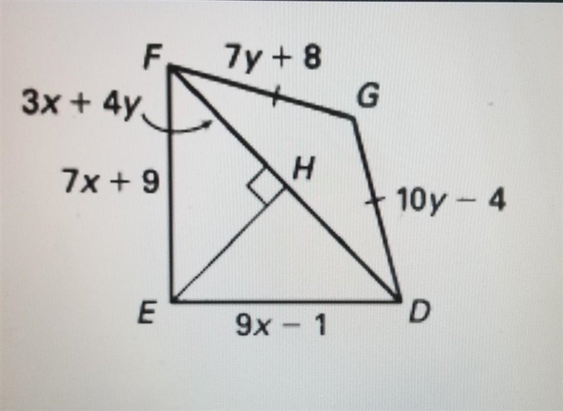 What is the value of x? What is the value of y?​-example-1