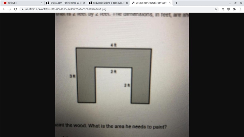 PLEASE HELP!! 10 POINTS. Miguel is building a doghouse. He cuts one sheet of wood-example-1