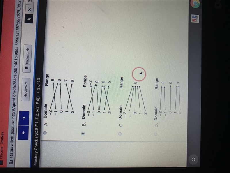 Which relation is NOT a function? Help ASAP-example-1