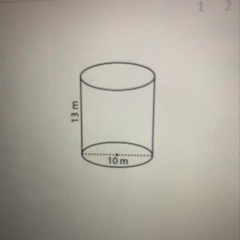 Find the exact volume of the cylinder-example-1