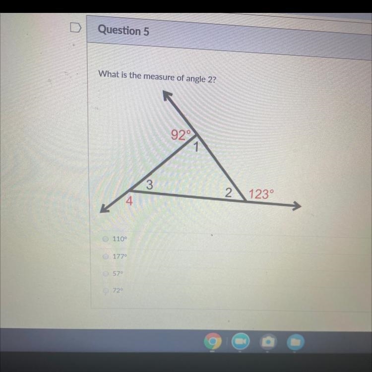 What is the measure angel 2?-example-1