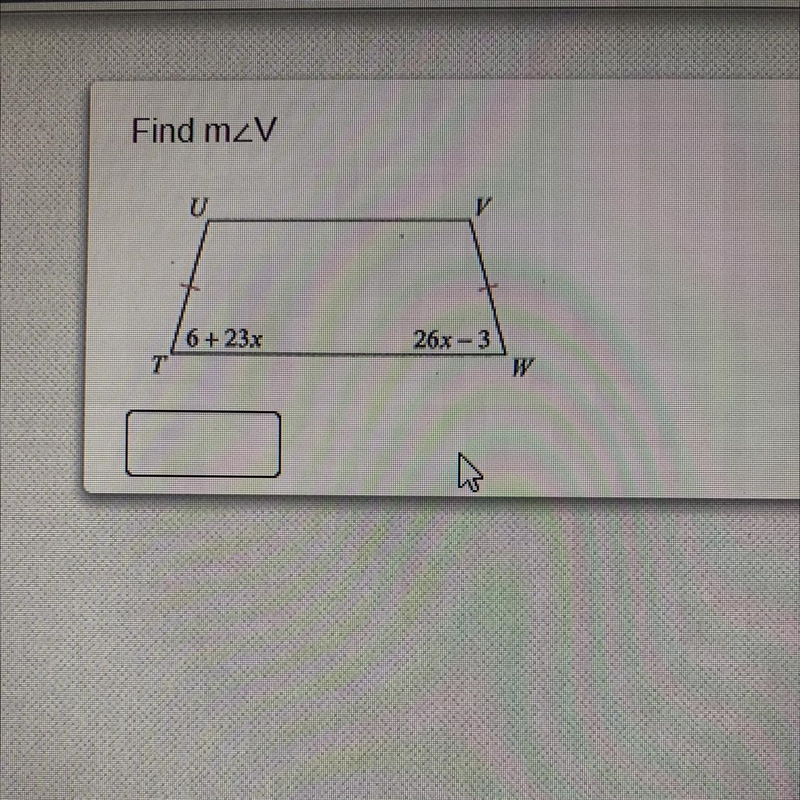 Find m2V U 6+23x T 26x - 3 W-example-1