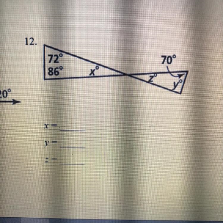 Find the value of this triangle!-example-1