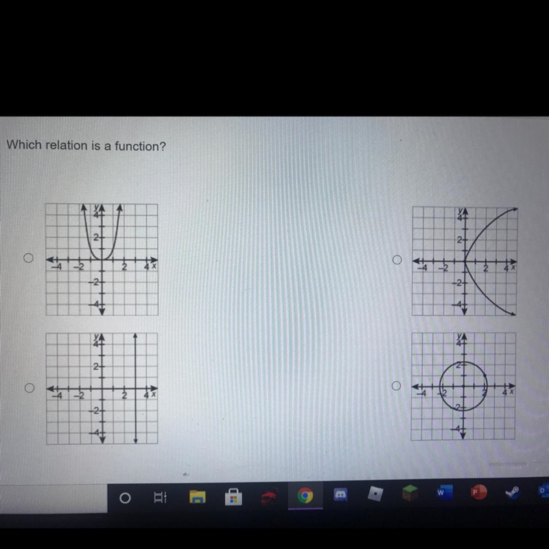 Which relation is a function?-example-1