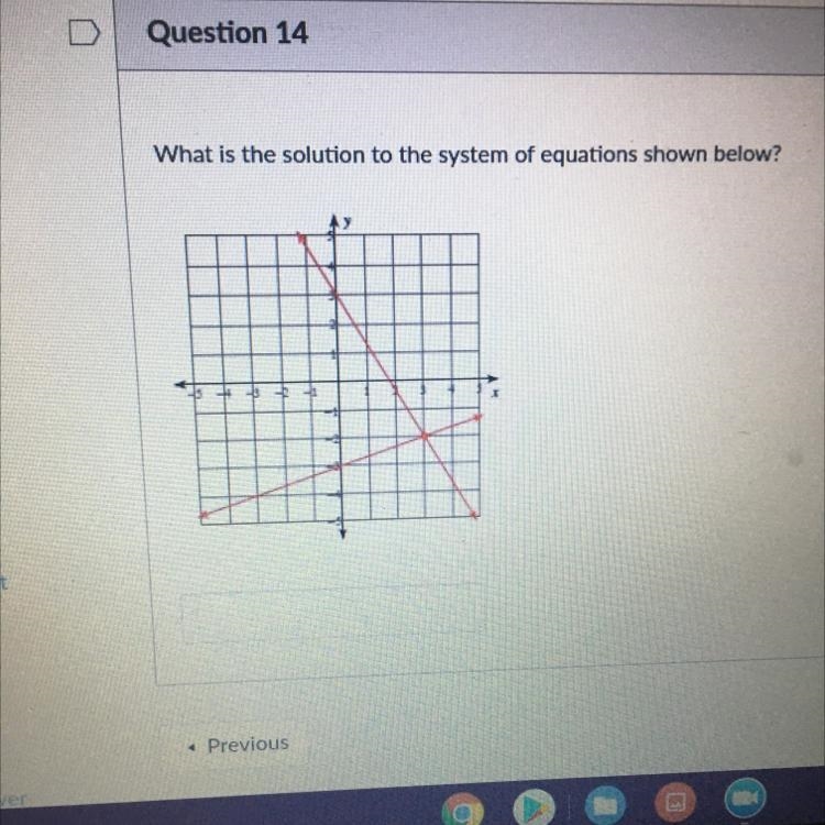 ILL MARK BRAILIEST!!! what is the solution to the system of equations shown below-example-1