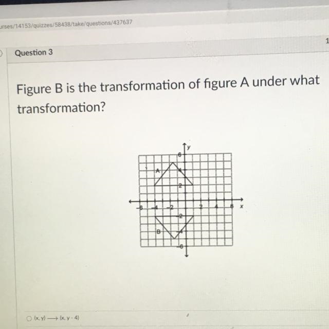 Figure B is the transformation of figure A under what transformation?-example-1