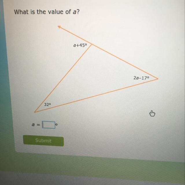 What is the value of a? I need help. Can someone help me out!!! Please-example-1