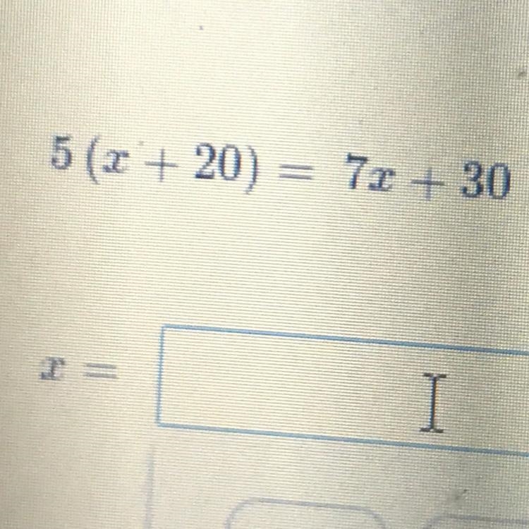 Simplify and solve for x.-example-1