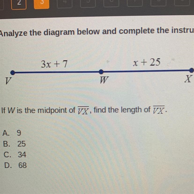 HELP ASAPPPP a. 9 b. 25 c. 34 d. 68-example-1