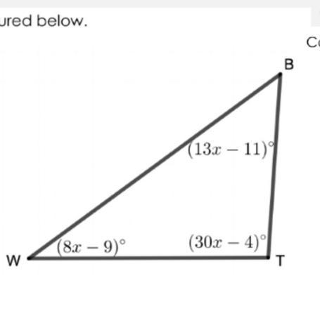 1. What is the measure of angle W in degrees? (1.5 Points) 41 23 36 116 45 29-example-1