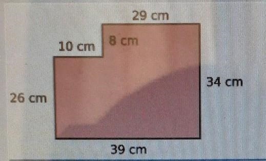 Find the area. A. 1818 sq cm B. 1406 sq cm C. 1246 sq cm D. 141 sq cm E. 146 sq cm-example-1