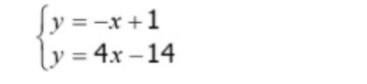 Solve the system of equation by elimination.-example-1