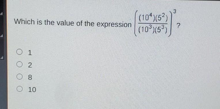 Which is the value of the expresson?​-example-1