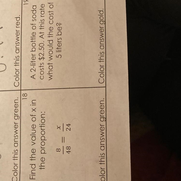 18 Find the value of x in the proportion-example-1