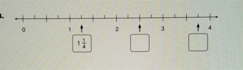 Please help! Fill in the boxes with fractions or mixed numbers. Express each answer-example-1