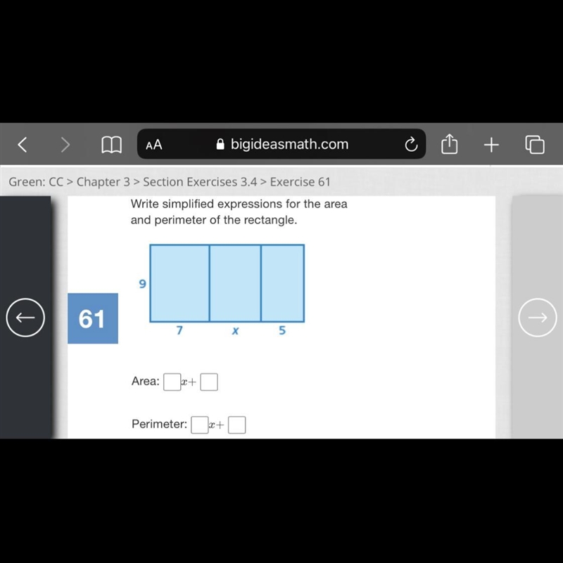 Find the area and perimeter-example-1