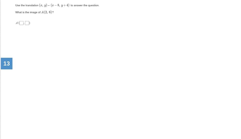 Please zoom in if you can't see the image. Use the translation (x,y)-(x-8 , y+4) What-example-1