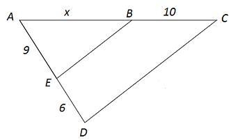 In the figure,BE||CD. Solve for . Show your work.-example-1