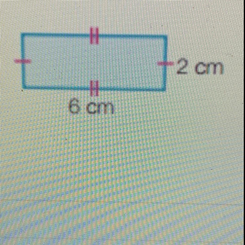 Question 1 1 pts Calculate the perimeter of the following shape. Include the unit-example-1