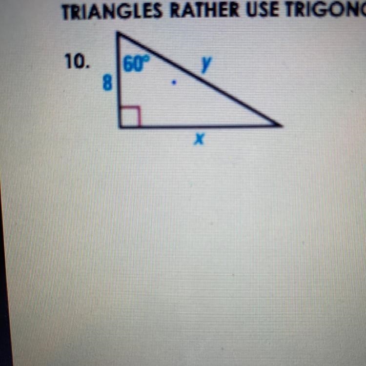 HELP PLSSS!! i just need to know how to solve this triangle:)-example-1