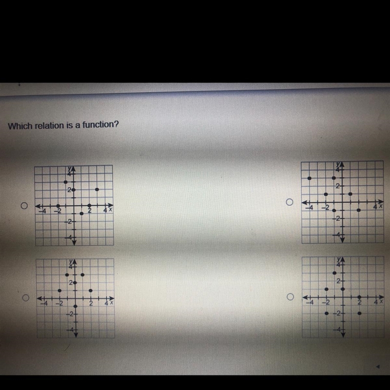 Which relation is a function?-example-1