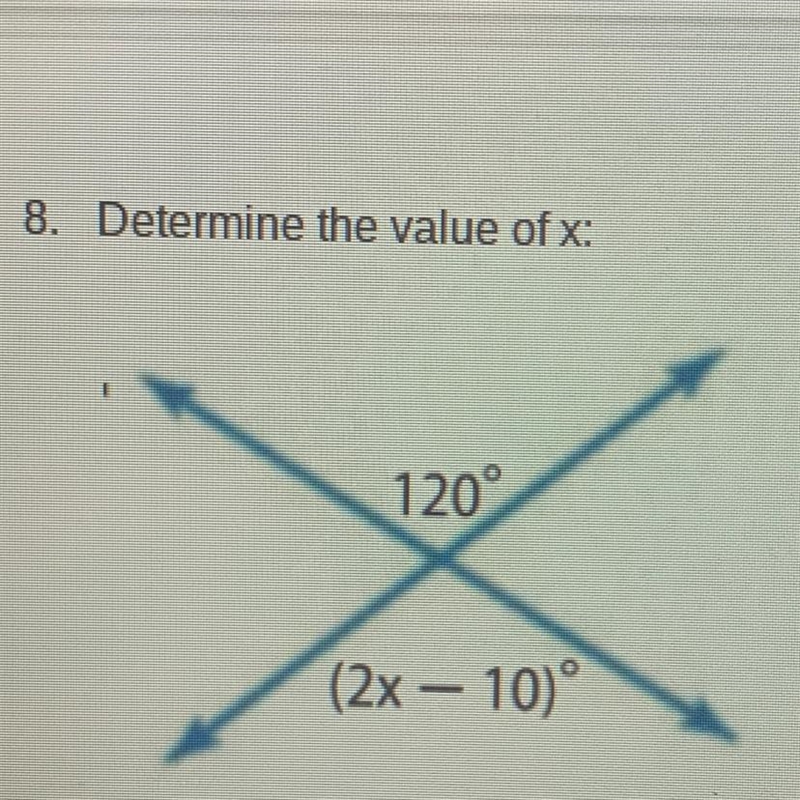 How do i determine the value of x?-example-1