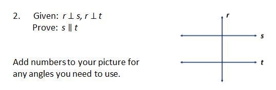 PLEASE SOMEONE WHO DID GEOMETRY ANSWER HELP PLEASEE given that r is perpendicular-example-1