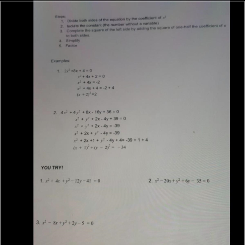 I really need help on how to complete the square-example-1