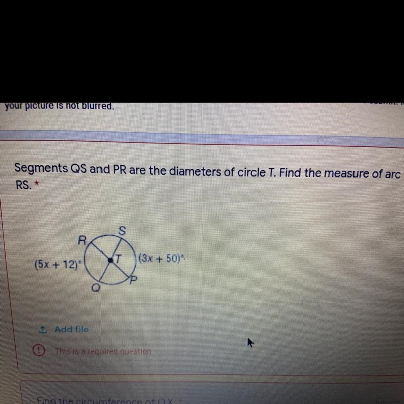 Please help me find the measure of the arc!-example-1