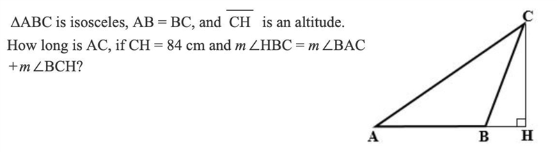 Please solve this AC = ? cm-example-1