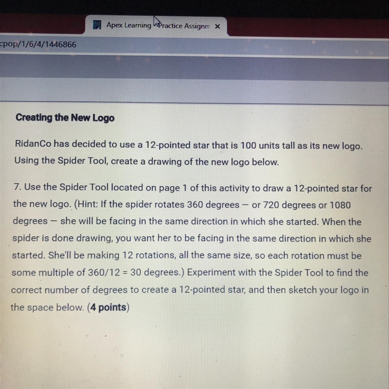 Help please asap!! What are the units and degrees that u need to put in ?-example-1