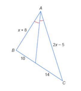 What is the value of x? Question 7 options: 27 12 25 14-example-1