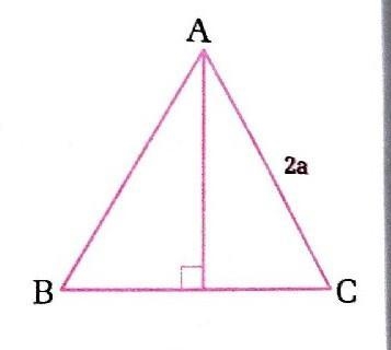 In the adjoining equilateral \triangle ABC , AD ⊥ BC and AC = 2a units. Prove that-example-1