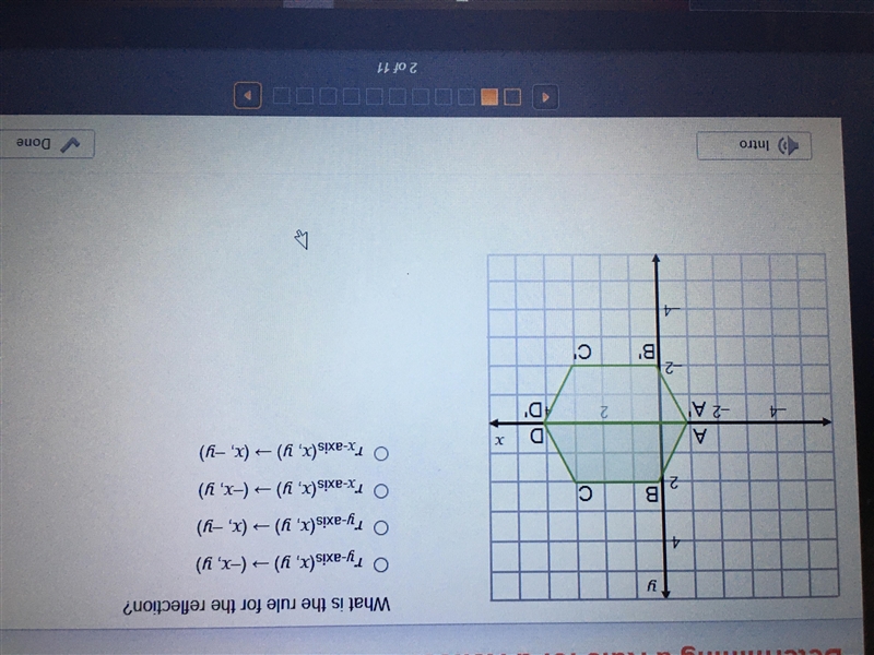 What is the rule for reflection-example-1