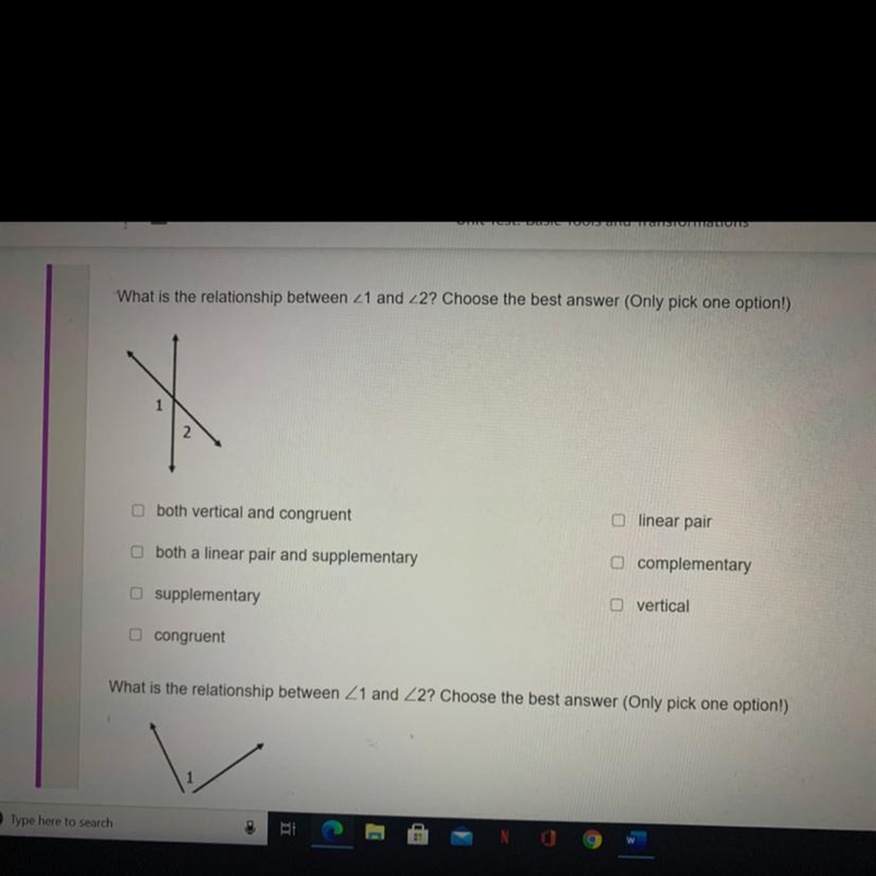 What is the relation between 1 and 2?-example-1