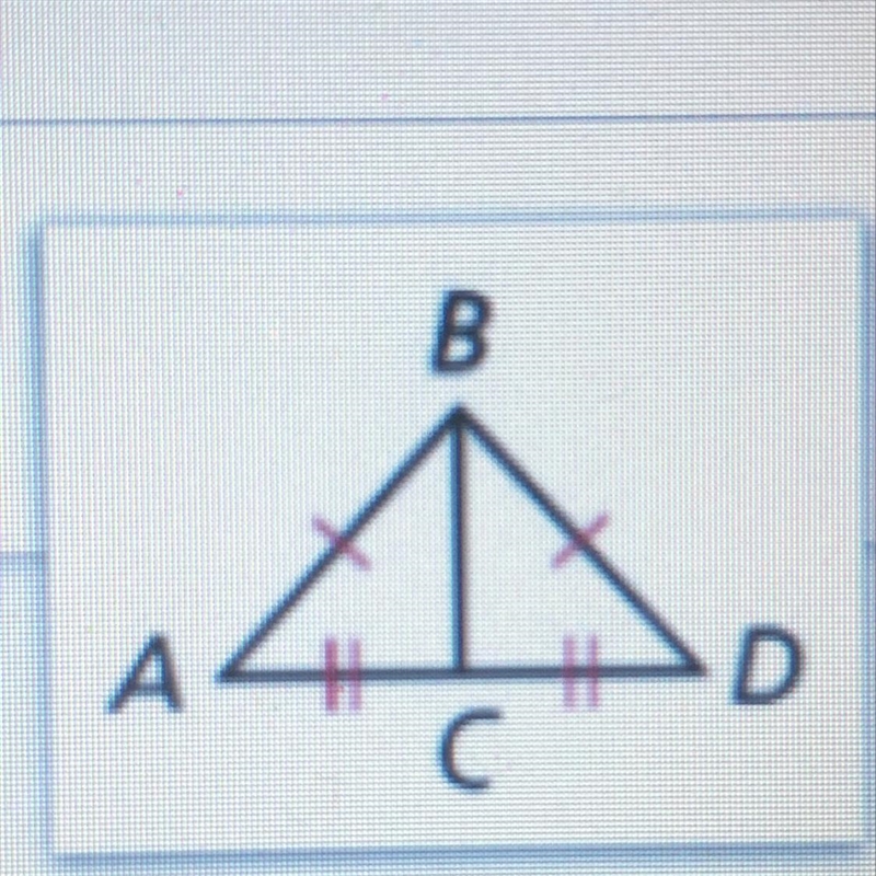 Explain why this triangle is congruent.-example-1