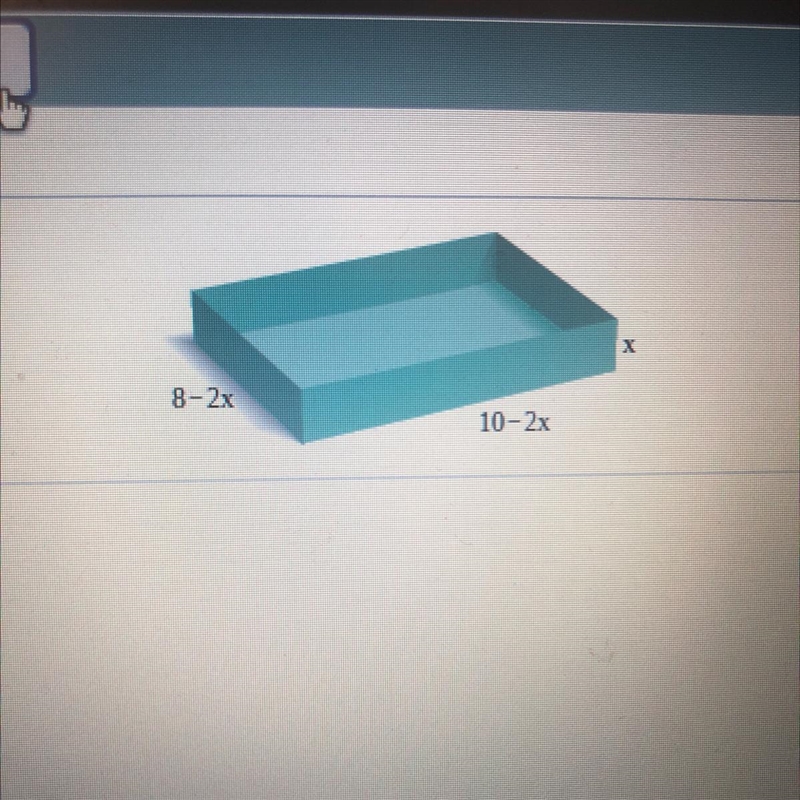 The volume of the box is ___-example-1