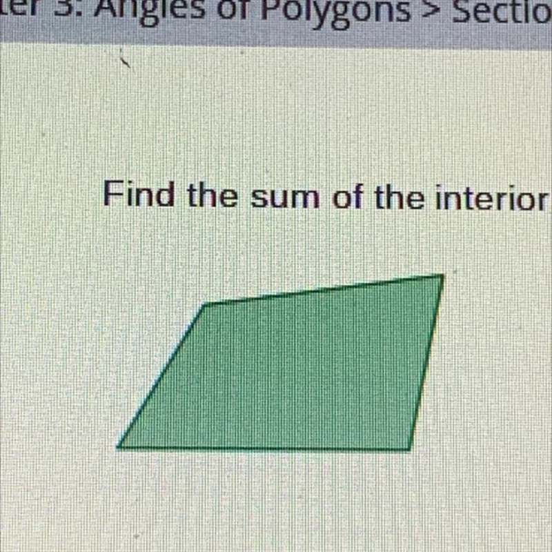 Find the sum of the interior angle measures of the polygon. explain pls-example-1