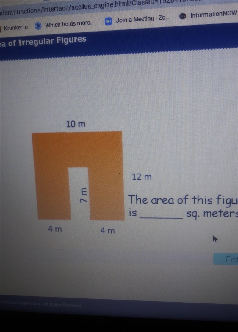 Area of irregular shapes?​-example-1