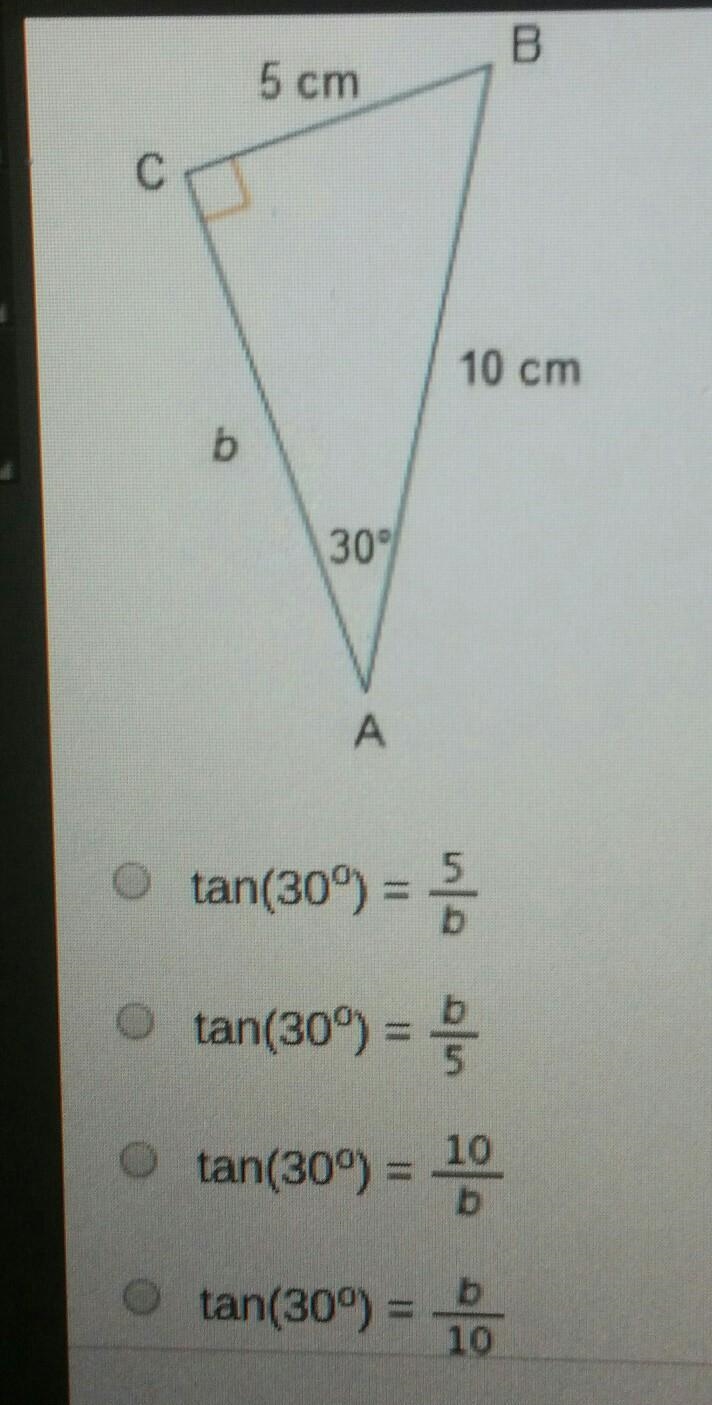 Which equation can be used to solve for b?​-example-1