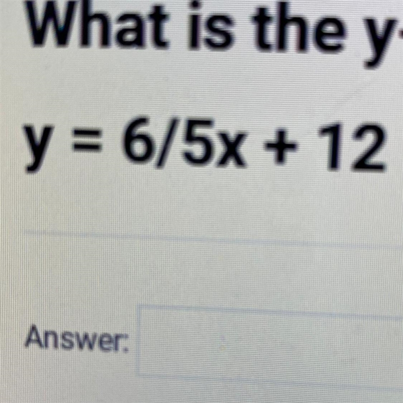 What is the y-intercept of the equation?-example-1