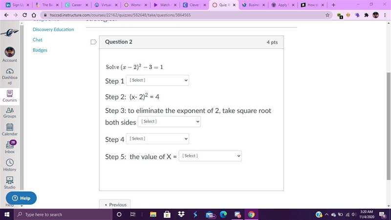 Solve the value of x using undoing, rewriting, and looking inside strategies.-example-1