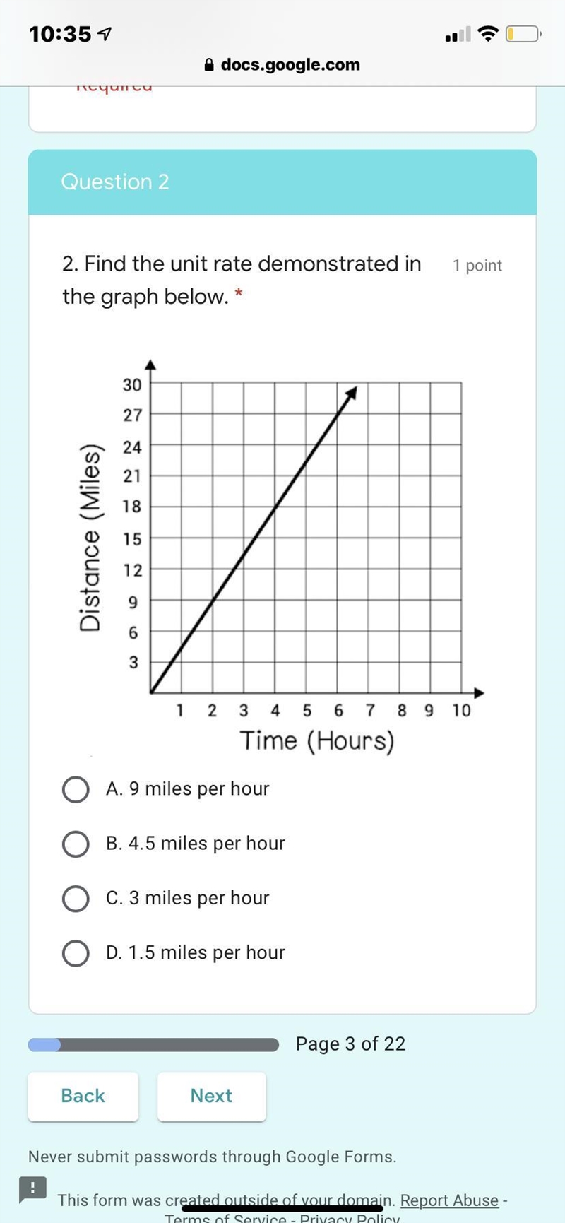 What’s the unit rate demonstrated in the graph below?-example-1