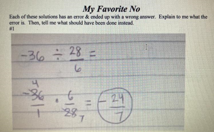 Is the error when they flipped the 28/6 ?-example-1