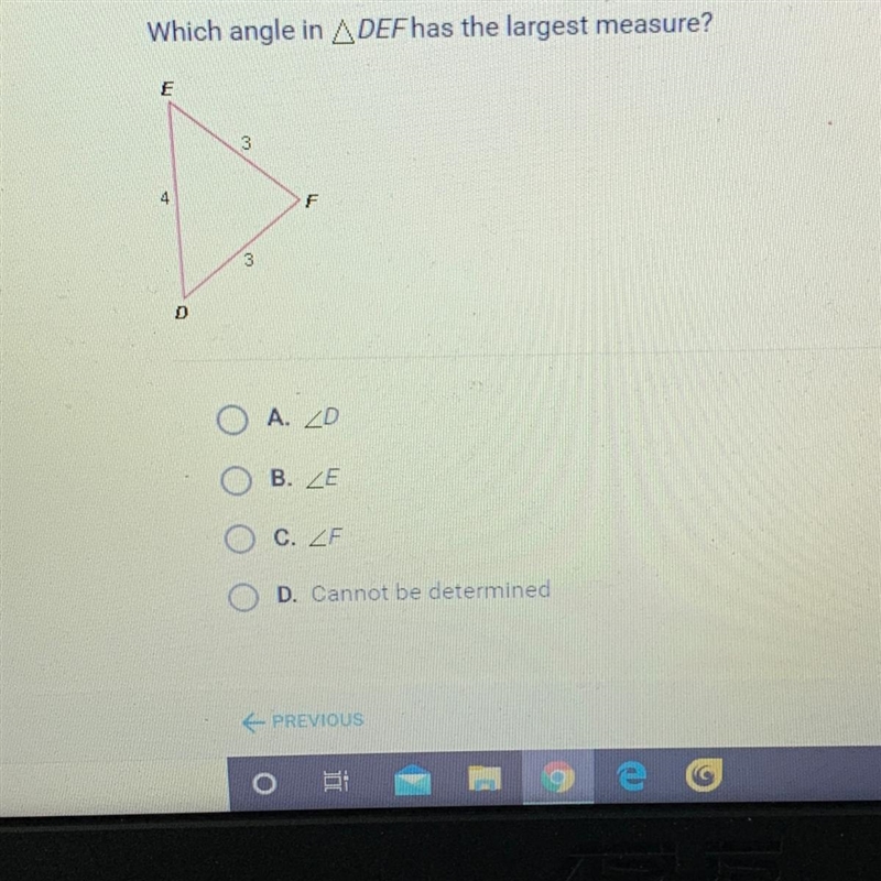 Which angle in ADEF has the largest measure?-example-1