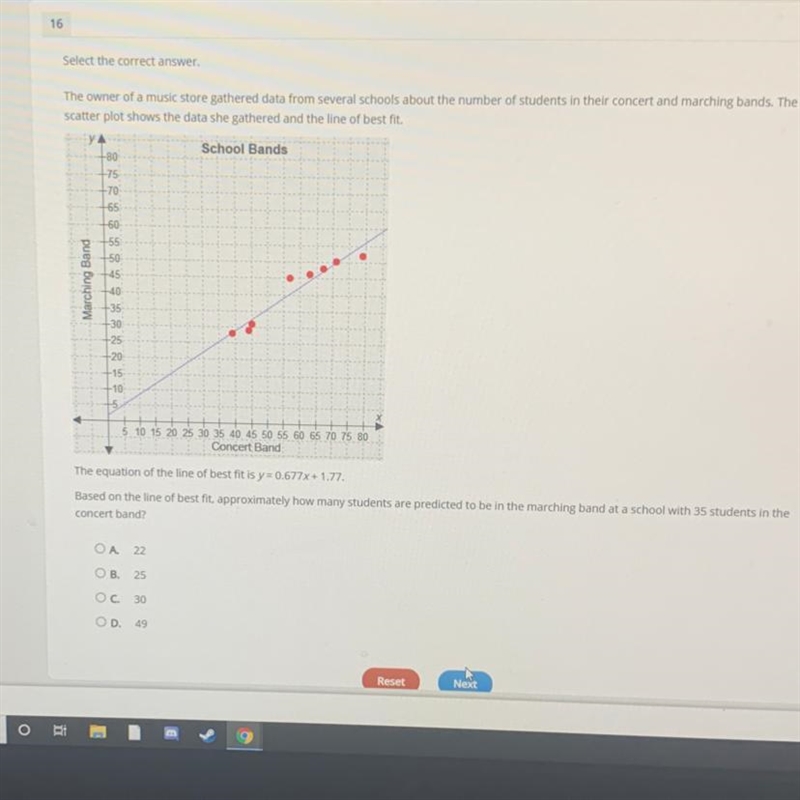 The owner of a music store gathered data from several schools about the number of-example-1