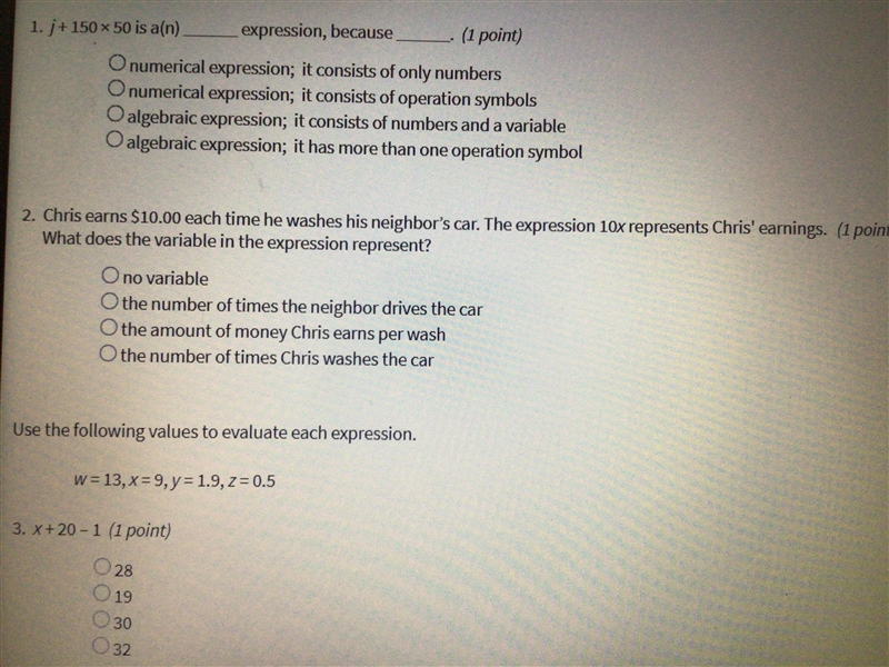 Please answer these 5 questions and thank you!-example-2