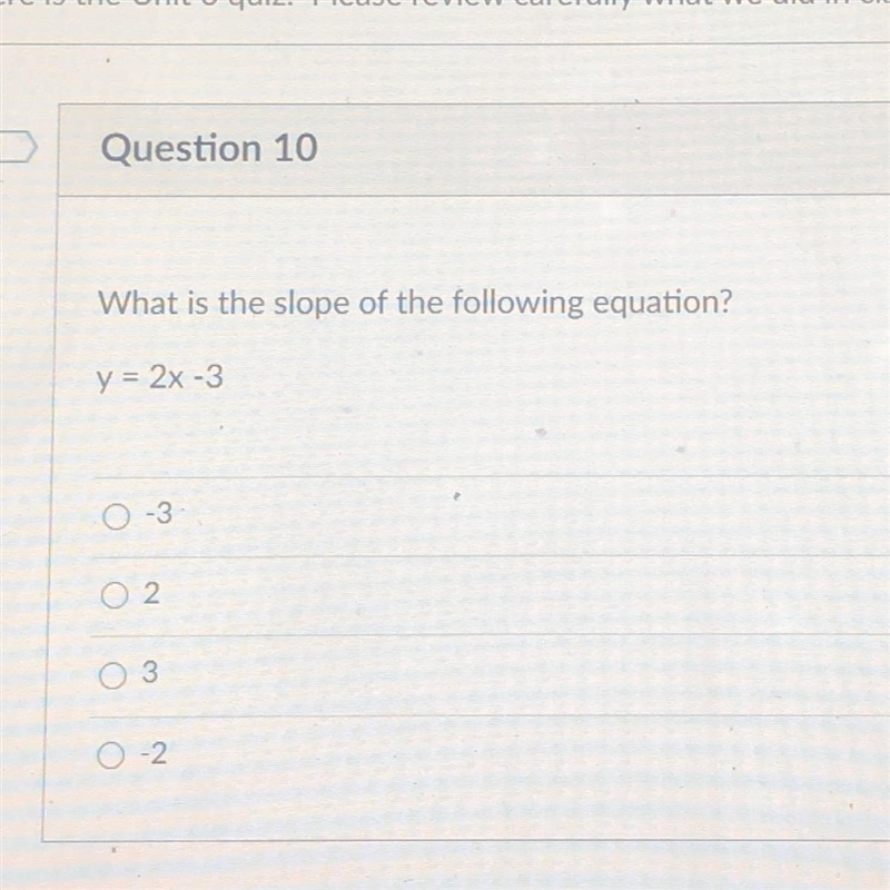 What is the slope of the following equation?-example-1